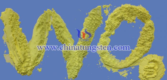 nanometer yellow tungsten oxide applied for thermal insulation coating image