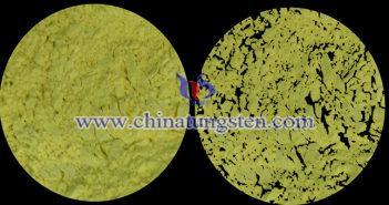 nanometer yellow tungsten oxide applied for thermal insulation paper image