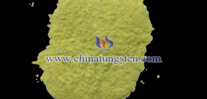 tungsten oxide nanopowder applied for nano-ceramic color master image