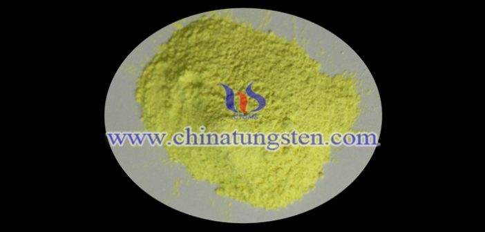 tungsten oxide nanopowder applied for nano-ceramic dispersion solution image