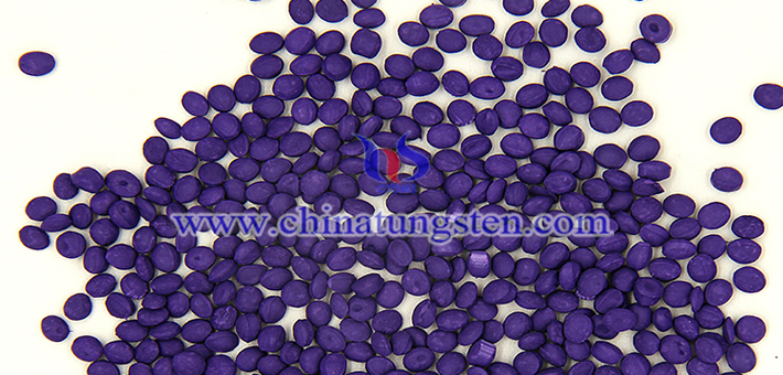 violet tungsten oxide applied for nano-ceramic color master picture