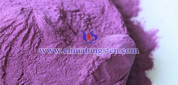 violet tungsten oxide applied for thermal insulation dispersion image