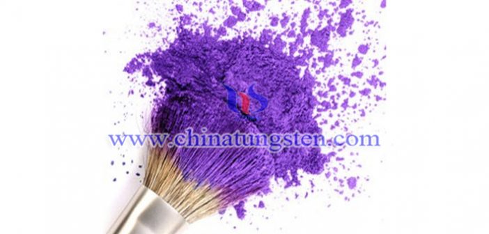 violet tungsten oxide applied for thermal insulation dispersion liquid image