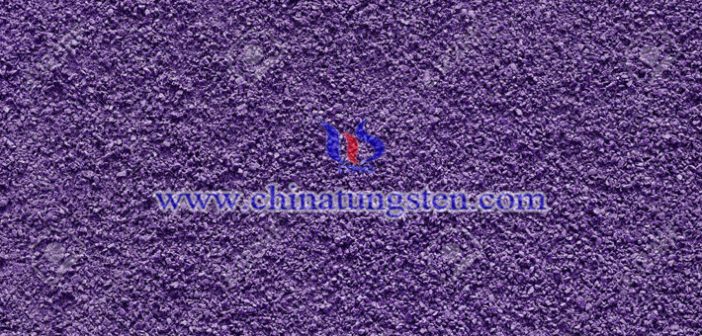 violet tungsten oxide applied for thermal insulation masterbatch image