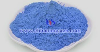 blue nano tungsten oxide applied for near infrared shielding material image