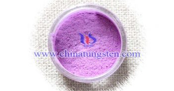 nano particle size violet tungsten oxide applied for thermal insulation dispersion image