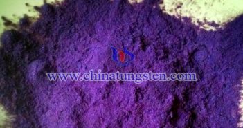 nano violet tungsten oxide applied for heat insulating window glass image