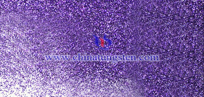 nano violet tungsten oxide powder applied for heat insulation coating picture