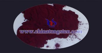 nano violet tungsten oxide powder applied for thermal insulation paper image