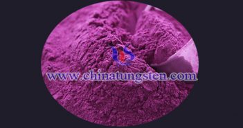 nano violet tungsten oxide powder applied for transparent thermal insulation material image