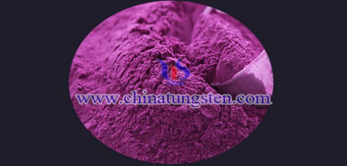 nano violet tungsten oxide powder applied for transparent thermal insulation material image