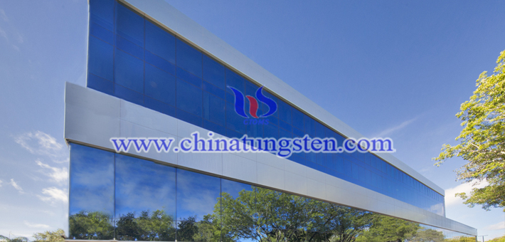 nanometer blue tungsten oxide applied for thermal insulating glass picture