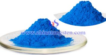 nanometer blue tungsten oxide applied for thermal insulation dispersion image