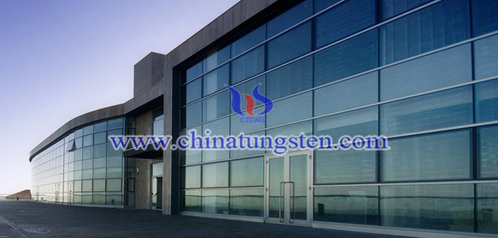 nanometer blue tungsten oxide applied for window heat insulation film picture