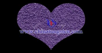 nanometer violet tungsten oxide applied for nano-ceramic color master picture