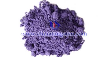 nanometer violet tungsten oxide applied for nano-ceramic dispersion solution image