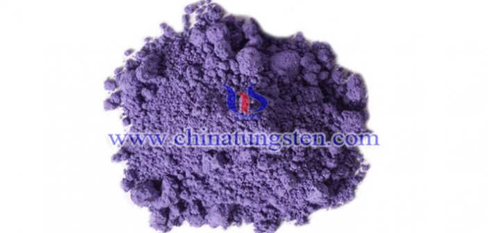 nanometer violet tungsten oxide applied for nano-ceramic dispersion solution image