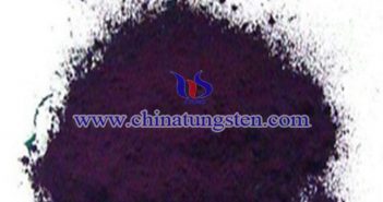 nanometer violet tungsten oxide applied for thermal insulation dispersion liquid picture