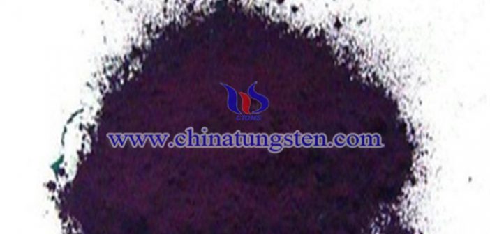 nanometer violet tungsten oxide applied for thermal insulation dispersion liquid picture