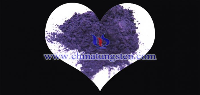 nanometer violet tungsten oxide applied for thermal insulation paper picture