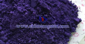 nanometer violet tungsten oxide applied for transparent thermal insulation material picture