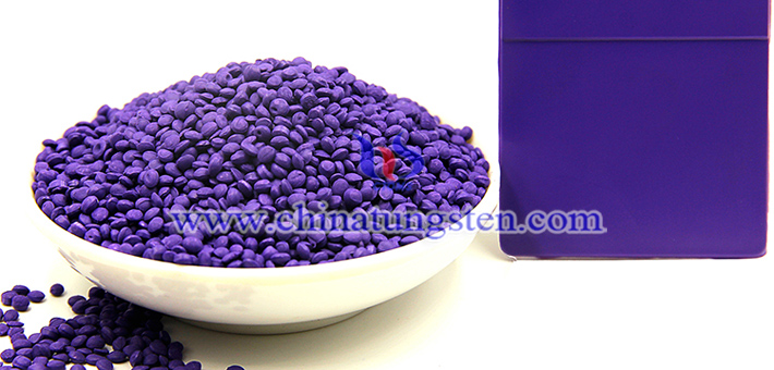 violet tungsten oxide powder applied for ceramic microsphere picture