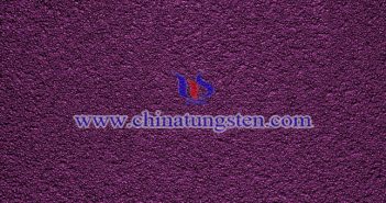 violet tungsten oxide powder applied for near infrared shielding material image