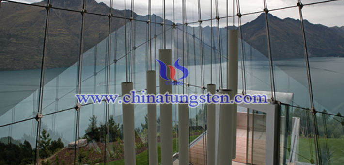 violet tungsten oxide powder applied for window heat insulation film picture