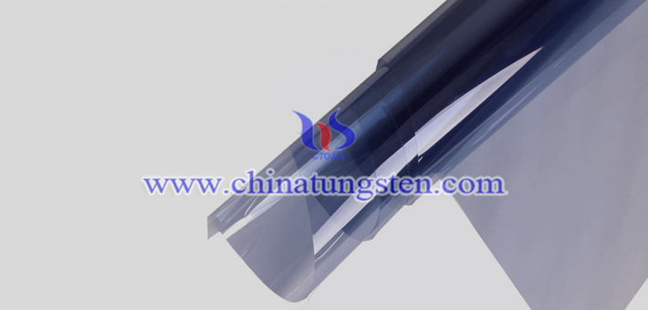 blue nano tungsten oxide applied for heat insulating window glass picture