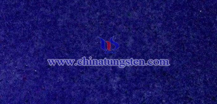 blue tungsten oxide powder applied for thermal insulating glass material image