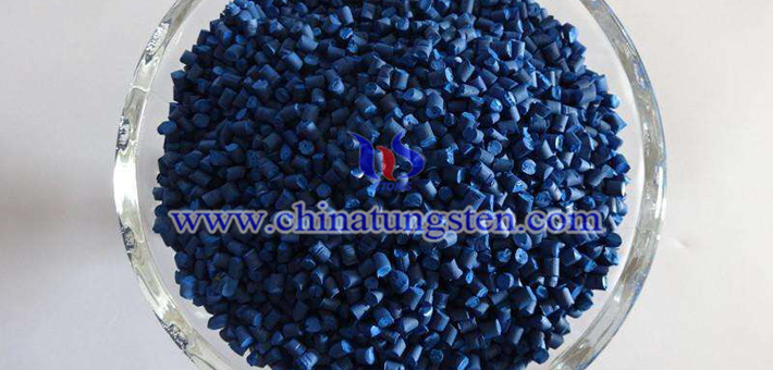 dark blue nano tungsten oxide applied for ceramic microsphere picture