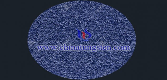 dark blue nano tungsten oxide applied for infrared absorption material image