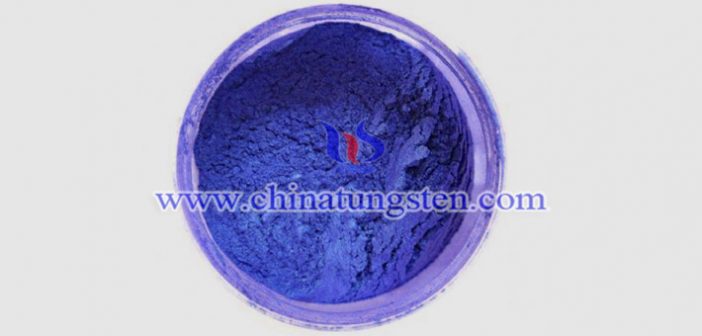 dark blue nano tungsten oxide applied for thermal insulating glass material image