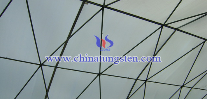 nano grain size blue tungsten oxide applied for thermal absorption agricultural plastic film picture