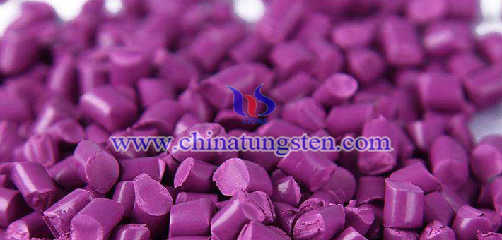 nano particle size violet tungsten oxide applied for nano-ceramic color master picture