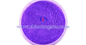 nano particle size violet tungsten oxide applied for near-infrared shielding material image