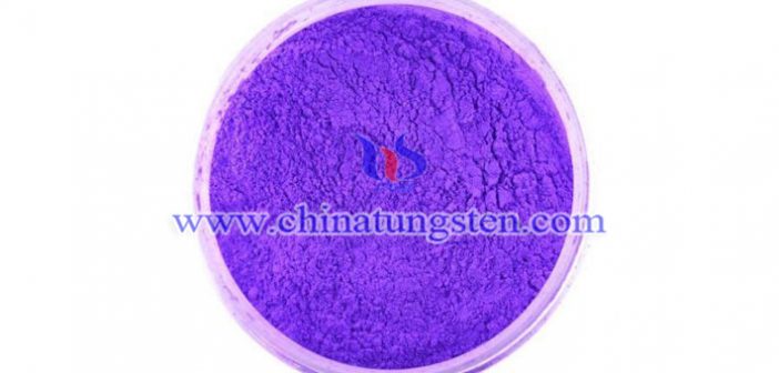 nano particle size violet tungsten oxide applied for near-infrared shielding material image