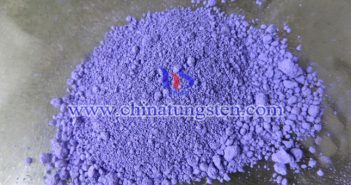 nano particle size violet tungsten oxide applied for thermal insulation paper image