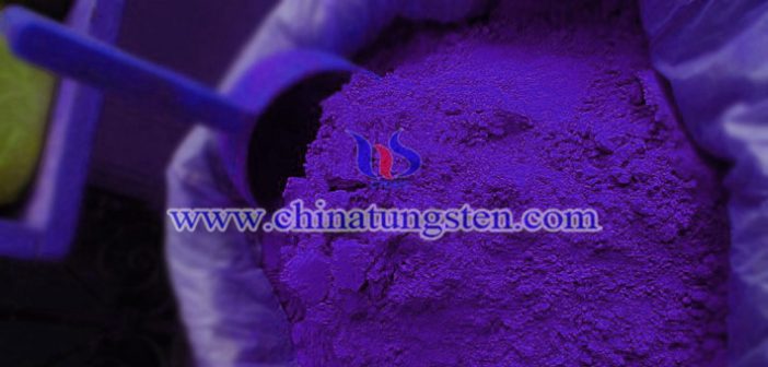 nano violet tungsten oxide applied for heat insulation agricultural film image