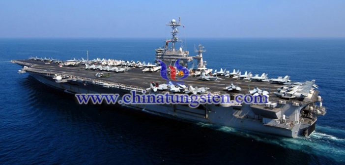 tungsten alloy for aircraft carrier picture