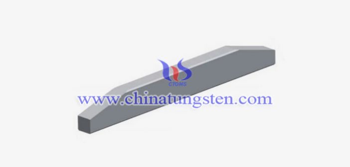 tungsten alloy shaped bar picture