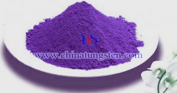 violet nano tungsten oxide applied for thermal absorption agricultural plastic film image