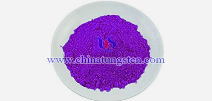 violet tungsten oxide applied for heat insulation agricultural film image