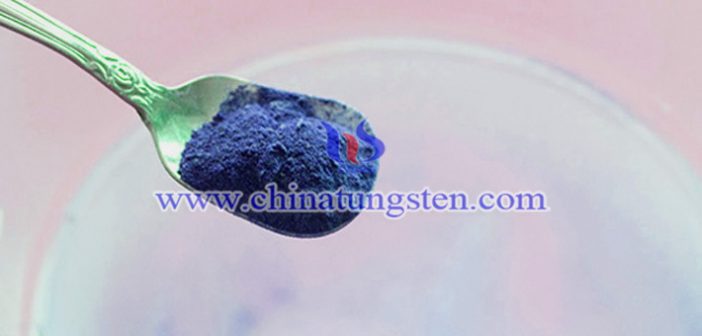 violet tungsten oxide nano powder applied for thermal absorption agricultural plastic film image