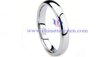 women tungsten wedding ring picture