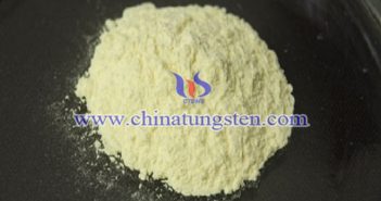 yellow tungsten oxide powder applied for heat insulation agricultural film image