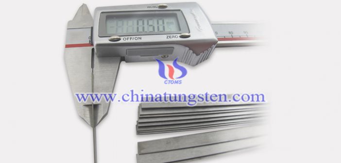 Anviloy 4100 tungsten alloy bar picture