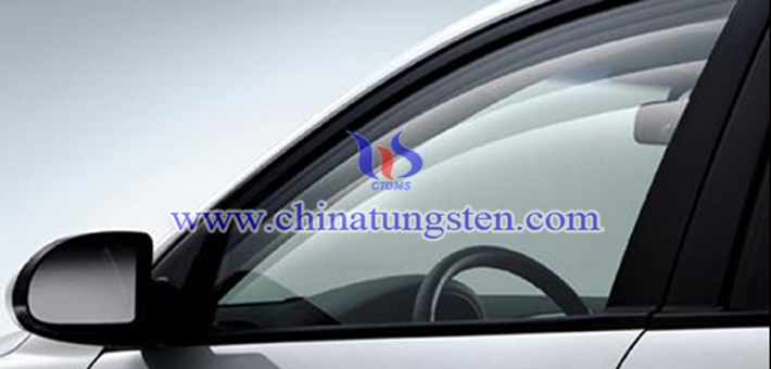 cesium tungsten bronze powder applied for heat insulating window glass picture