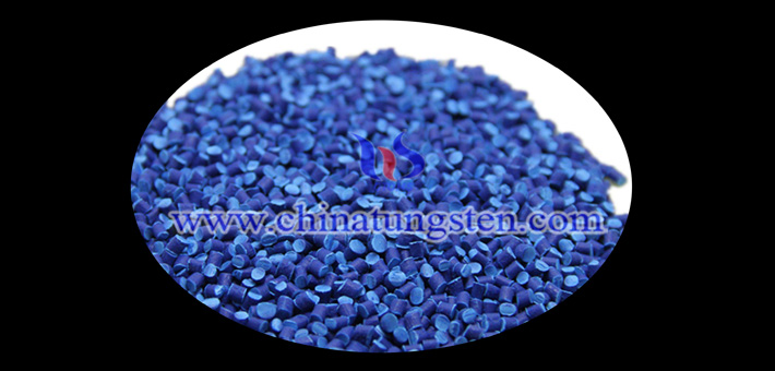 cesium tungsten bronze powder applied for nano-ceramic color master picture