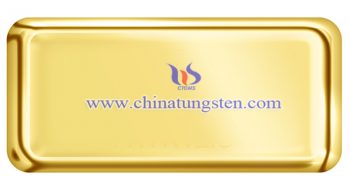 gold plated tungsten nugget picture